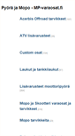 Mobile Screenshot of mp-varaosat.fi